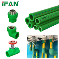 Certificat CE IFAN ISO PPRC raccords de tuyauterie PN25 PPR moulage coude té PPR tuyau et raccords de tuyauterie PPR