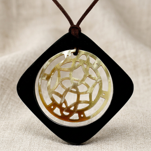 Colgante de cuerno estilo clásico hecho a mano hecho en Vietnam accesorio de joyería DIY gran oferta - Product Image 2