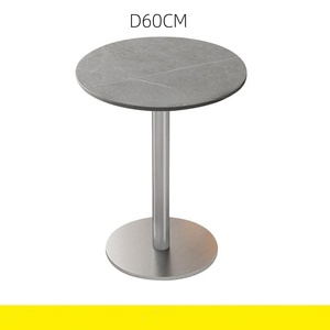 Tables de salle à manger et de café en marbre, en acier inoxydable doré, de haute qualité, pour bars et clubs - Vente en gros usine - Product Image 4