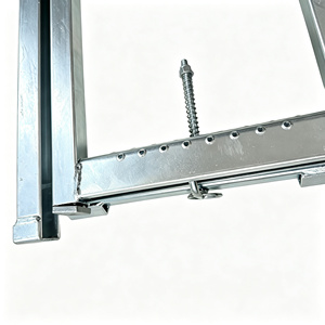 Échelle pliante pour camion, 2 marches, acier zingué, pièces de semi-remorque, échelle pliante universelle pour camions - Product Image 3