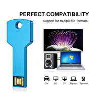 Individuell Gravierter USB2.0/3.0 Wasserfester Metall-USB-Stick Schlüsselanhänger Großhandel Werbe-Firmengeschenk 16GB