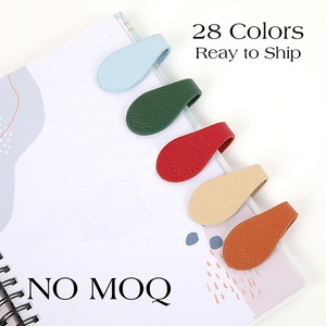 Hongbo 28 couleurs galet cuir signet magnétique meilleure vente papeterie cadeau pour <span class=keywords><strong>livre</strong></span> Pages budget anneau budget organisateur spirale - Product Image 3