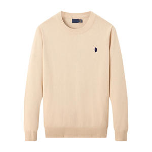 Pull en coton vintage pour homme RL, logo brodé, haute résistance à la décoloration, respirant, manches longues - Product Image 4