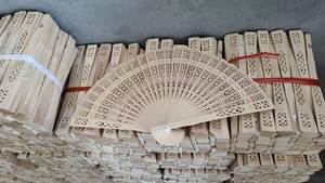 Wedding <b>Folding</b> Bamboo Hand Fan With Painted Pattern for Home Decoration Business or Promotional Gift Souvenir - Product Image 5