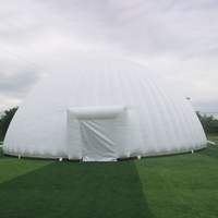 Tente ronde gonflable Publicité commerciale en PVC Tente gonflable géante sphérique Igloo Dome House Tente pour expositions promotionnelles