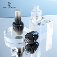 En stock – Flacon vide de vernis à ongles UV de luxe 13 ml – Emballage en verre pour vernis à ongles UV avec pinceau
