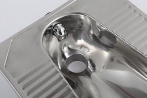 Prix de gros, design antidérapant, facile à nettoyer, <span class=keywords><strong>tabouret</strong></span> de toilette pour prison, toilette à la turque de haute qualité en acier inoxydable - Product Image 4