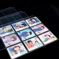 Porte-cartes à 11 anneaux Rhett Cartoon Star Design, 9 pochettes, en PP transparent, sans fermeture, pour cartes TCG, usage professionnel