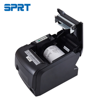 Impresora Térmica SPRT SP-POS88V de 80 mm, Impresora de Recibos POS de Alta Velocidad con Puerto USB, Bluetooth y Serie, Papel Térmico Disponible