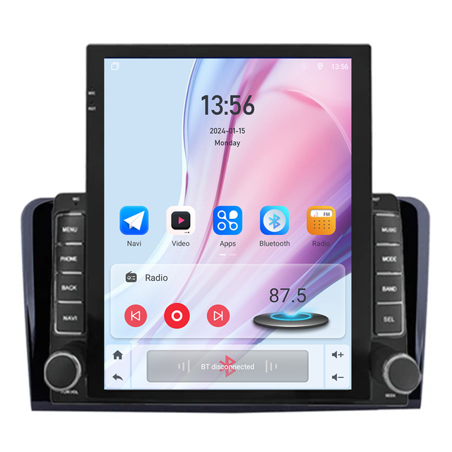9.7 Inch Android Car Radio Mercedes Benz Class ML W164 ML350 ML430 GPS Tesla Vertical Screen Navigation Mirror Link 1 Year