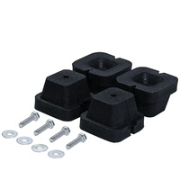 Vente en gros de base de support en caoutchouc pour climatiseur absorbant les chocs Big Foot