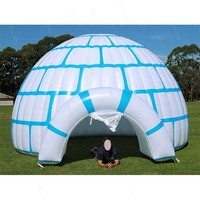 Dôme de bar à bulles gonflable en PVC transparent avec taille personnalisable pour la décoration de Noël et la publicité
