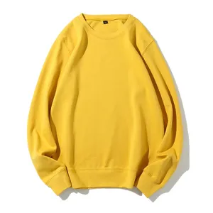 Offre Spéciale <span class=keywords><strong>blanc</strong></span> 300 Gsm coton polaire <span class=keywords><strong>sweat</strong></span> français éponge grande taille col rond <span class=keywords><strong>blanc</strong></span> hommes bouffée impression sweats - Product Image 3