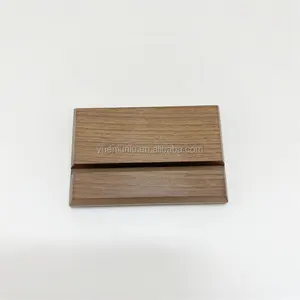 Porte-cartes en bois de hêtre Base d'affichage Café Table Numéro Stands Nom Carte Titulaire de stockage pour mariage