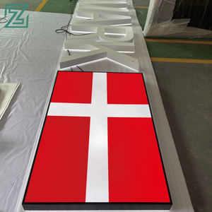 لوحة شعار الأعمال المكتبية داخل وخارج المنزل بإضاءة خلفية لوجو الحائط للشركة ثلاثي الأبعاد حروف ليد - Product Image 6