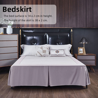 Schlafzimmer-Deko Bett-Staubschutz-Rüschenrock Versteckt Unordnung Unter dem Bett Mehrfarbige Optionen Fabrik-Großhandel Großmengen