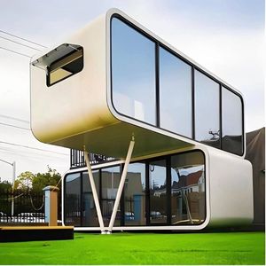 Cabaña Modular Prefabricada: Casa Pequeña de 20 pies/40 pies Directo de Fábrica, Despliegue Rápido, Instalación Eléctrica Estándar, Hogar Moderno - Product Image 3