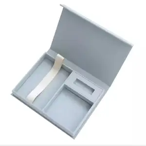 Luxo personalizado bege linho tecido foto álbum imagem caixa casamento memória caixa lembrança caixa