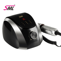 Machine à percer les ongles électrique SML haute vitesse 35000 tr/min - Polisseuse professionnelle pour manucure et pédicure pour salon et usage domestique