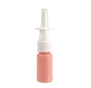 Wholesale Portable Travel size 10ml Empty PET plastic Oral Mouth Throat Nasal Mist Spray Bottle for Pharmaceutical Packaging