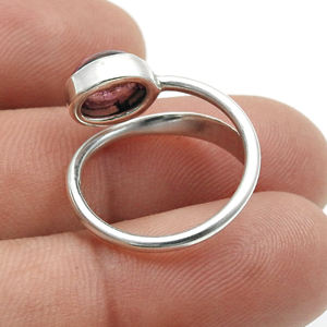 Hermosos anillos de diseñador hechos a mano con piedras preciosas de turmalina natural 100%, joyería de piedras preciosas de plata esterlina 925 a precios al por mayor OEM - Product Image 3