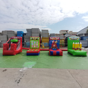 Commercial grade kids outdoor party jumpers juegos hinchables 4 in 1 <b>inflatable</b> carnival <b>games</b> for sale - Product Image 6