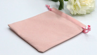 Sacs à cordon en gros, petits sacs en velours de coton noir, rouge, bleu, avec un rôle de 7*9 cm, pour bijoux, cadeaux, bouteilles, tubes à lèvres, emballage