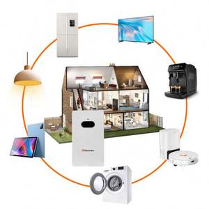 Batería Lifepo4 de 51.2v 100ah 5kwh, Batería de Iones de Litio, Sistema de Almacenamiento de Energía Solar, Sistema de Almacenamiento de Energía Montado en la Pared con 8000 Ciclos - Product Image 3