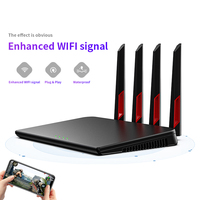 Adaptateur Hotspot 4G LTE longue portée 300 Mbps, antenne WiFi USB 5 dBi, antenne de communication extérieure en caoutchouc
