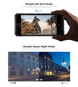 DOOGEE Fire 6 Max 5G Téléphone intelligent robuste AI Triple caméra NFC FHD Octa Core Android 14 Empreinte digitale Antichoc - Product Image 3