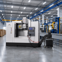 Fraiseuse verticale CNC 3 axes série KAWAMURA BL-V, robuste, multifonctionnelle, commande FANUC, 3 broches BT40, 380V