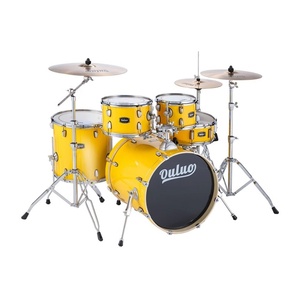 Ensemble de batterie de jazz professionnel MD-12 Ouluo pour adultes et enfants Performance de cinq tambours avec vernis de cuisson basse Kit de batterie de jazz - Product Image 1