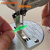 Enfile-aiguille en plastique en forme de poisson pour machine à coudre, dispositif d'enfilage, modèle 060 - Accessoire de couture pour vêtements, respectueux de l'environnement