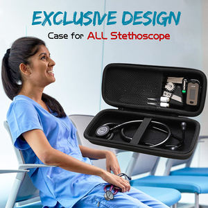 กล่องใส่เครื่องฟังเสียงหัวใจแบบแข็ง EVA ป้องกันอย่างดี สำหรับ <span class=keywords><strong>3M</strong></span> Littmann <span class=keywords><strong>Cardiology</strong></span> III,II,IV,<span class=keywords><strong>3M</strong></span> Littmann <span class=keywords><strong>Master</strong></span> <span class=keywords><strong>Cardiology</strong></span> - Product Image 6