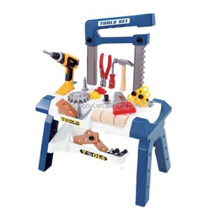 Nouveau <span class=keywords><strong>jouet</strong></span> en plastique <span class=keywords><strong>jouet</strong></span> semblant outil de supermarché banc de travail banc d'outils de jeu de rôle avec tournevis Kit d'outils de forage pour les tout-petits - Product Image 1