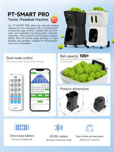 Macchina Lanciapalle da Tennis Professionale Portatile Multimodello Controllata via APP Attrezzatura per Allenamento Indoor/Outdoor - Product Image 2