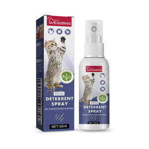 Spray anti-griffures pour animaux <span class=keywords><strong>de</strong></span> compagnie 50ml – Protection des zones interdites pour chiens et chats – Éloigne les animaux <span class=keywords><strong>de</strong></span> la porte et du canapé – Prévention des morsures - Product Image 1