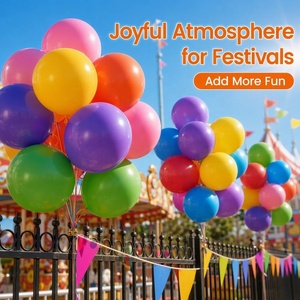 Vente en gros de 100 ballons bleus de 12 pouces pour décoration d'anniversaire et fournitures de fête, lot de 100 ballons à l'hélium - Product Image 2