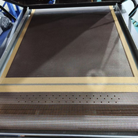 Courroie de distribution de convoyeur à mailles en téfln de 75cm, 60cm DTF vertical Hotmelt Powder Shaker Four Baker Heater Dryer Machine Flatbed Printer
