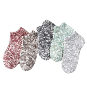 Men's Ethnic Style Boat Socks Cotton Color Blocked Ankle Invisible Sweat Absorbent Casual Socks - Product Image 5