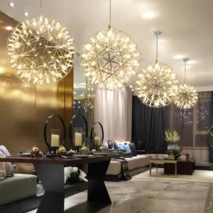Nordic bar ktv restaurant decoration spherical glass chandeliers in china