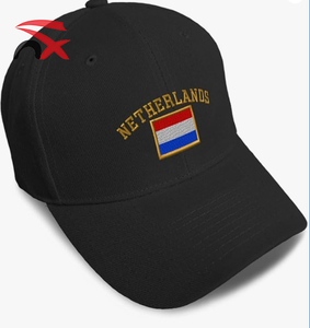 Cappellino da Baseball Olandese a Righe Rosso Bianco Blu in Poliestere 52-60 cm per Sport - Offerta Promozionale Consigliata - Product Image 1