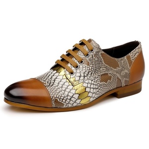 Zapatos Casuales de Cuero para Hombre, Oxfords de Piel Vacuna Pura, Transpirables, con Suela de Goma, para Fiesta, Comercio Exterior Transfronterizo - Product Image 4