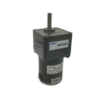 Moteur à engrenages à aimant permanent LINIX 55ZY24-15-01/60JB120G08 24V DC 15W 2200 tr/min avec réducteur de boîte de vitesses à arbre de 8 mm