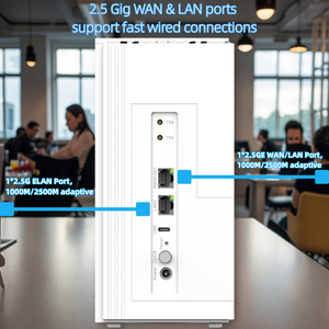 Routeur Wi-Fi 7 rapide BE7200 double bande avec micrologiciel OpenWrt, pare-feu et VPN pour la maison, le bureau et les entreprises, ports Gigabit haute vitesse - Product Image 6