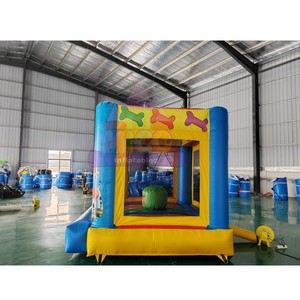 Castillo Inflable con Temática <span class=keywords><strong>de</strong></span> Perro Rescatador <span class=keywords><strong>de</strong></span> Dibujos Animados, Azul y Amarillo, para Fiestas Infantiles y Alquiler Comercial - Product Image 5