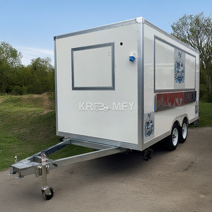 Custom Price Outdoor Coffee Street Kitchen Burger <b>Pizza</b> Mobile Food Truck Trailer - Product Image 2
