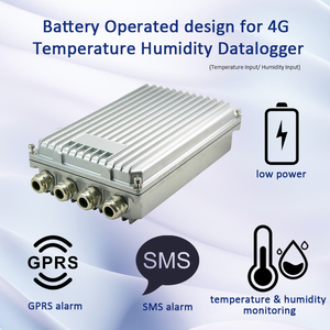เซ็นเซอร์วัดอุณหภูมิช่องแช่แข็ง 4G พร้อมวัดอุณหภูมิและความชื้น GPRS 4G ระบบควบคุมระยะไกล บันทึกข้อมูลแรงดันไฟฟ้า 3 เฟส - Product Image 3