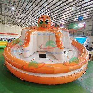 Spinning Remorquable Tube Gonflable Eau Jouets Ride Jeu Activité En Plein Air Twister Gonflable Eau Rotatif Disco Bateaux - Product Image 5