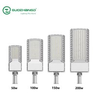 Lumière de rue LED professionnelle extérieure étanche IP67 à haut rendement lumineux 180lm/w, puissance maximale 30w 50w 100w 150w 200w 240w
